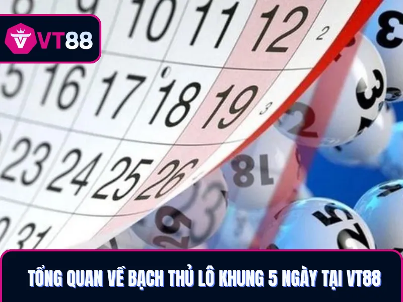 Những nét cơ bản về bạch thủ lô khung 5 ngày VT88