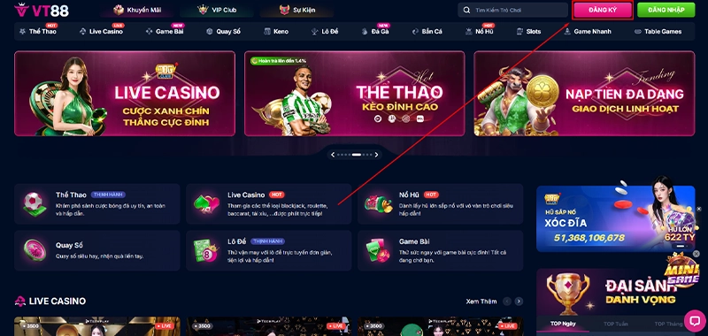 hướng dẫn đăng ký vt88