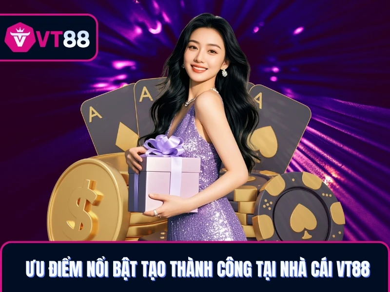 Những ưu điểm nổi bật tạo thành công tại nhà cái VT88